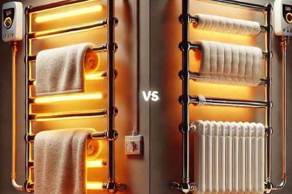 Electric vs. Hydronic Towel Warmers