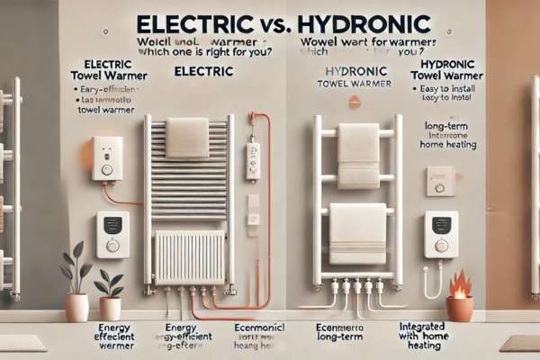 Electric vs. Hydronic Towel Warmers