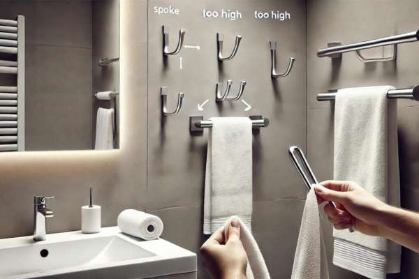 Mistakes When Installing Towel Hooks In The Bathroom