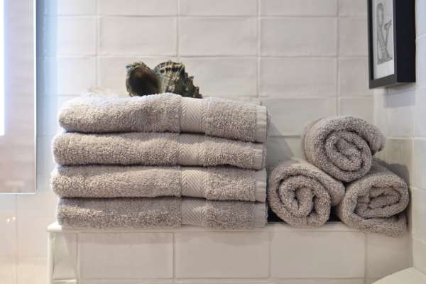 Towel Hooks In A Modern Bathroom