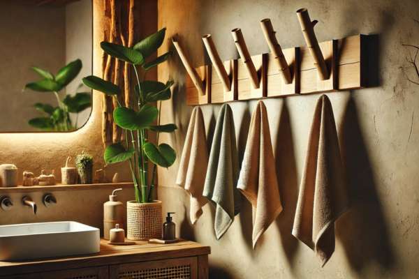 Eco-Friendly Towel Hooks Ideas For a Sustainable Bathroom