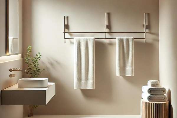 Wall-Mounted Towel Racks