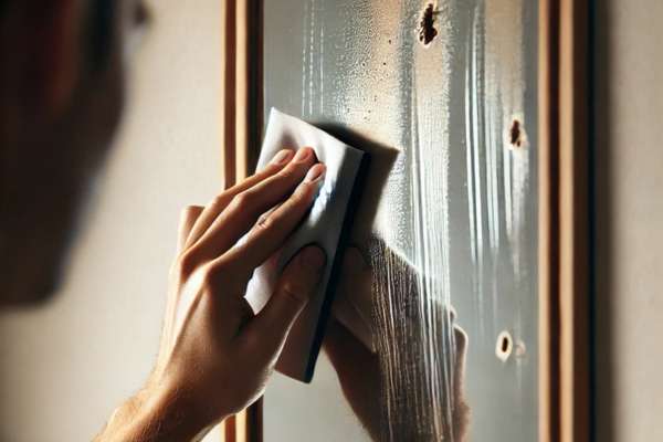 Addressing Adhesive Behind The Mirror