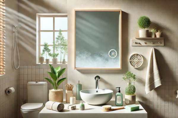 Fogs Up A Bathroom Mirror During A Shower Eco-Friendly Solutions