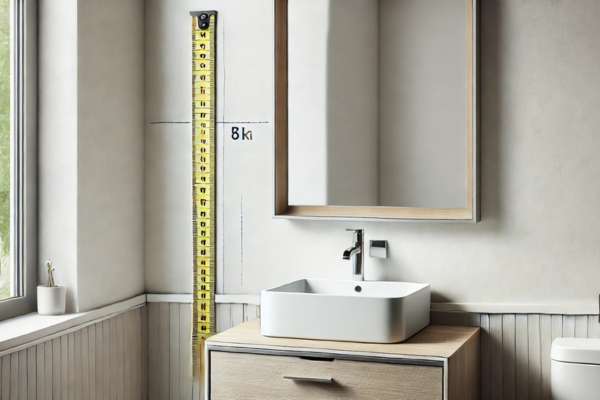 Right Height For Your Bathroom Mirror
