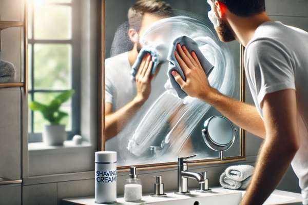 Stop Bathroom Mirror From Fogging Shaving Cream For Mirrors
