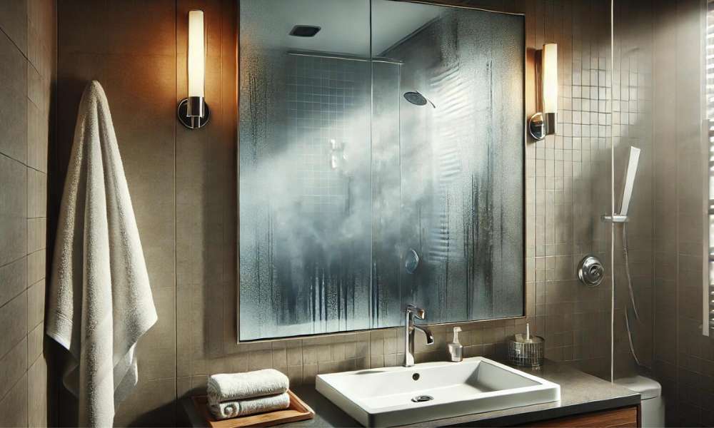 What Fogs Up A Bathroom Mirror During A Shower