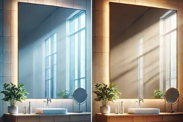 Clean Mirrors In Different Lighting Conditions